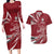 Latvia Couples Matching Long Sleeve Bodycon Dress and Hawaiian Shirt Latvian Lion Traditional Pattern