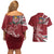 Latvia Couples Matching Off Shoulder Short Dress and Hawaiian Shirt Latvian Lion Traditional Pattern