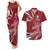 Latvia Couples Matching Tank Maxi Dress and Hawaiian Shirt Latvian Lion Traditional Pattern