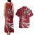 Latvia Couples Matching Tank Maxi Dress and Hawaiian Shirt Latvian Lion Traditional Pattern