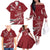 Latvia Family Matching Off The Shoulder Long Sleeve Dress and Hawaiian Shirt Latvian Lion Traditional Pattern