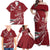 Latvia Family Matching Off Shoulder Maxi Dress and Hawaiian Shirt Latvian Lion Traditional Pattern