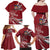 Latvia Family Matching Off Shoulder Maxi Dress and Hawaiian Shirt Latvian Lion Traditional Pattern