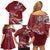 Latvia Family Matching Off Shoulder Short Dress and Hawaiian Shirt Latvian Lion Traditional Pattern