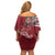 Latvia Family Matching Off Shoulder Short Dress and Hawaiian Shirt Latvian Lion Traditional Pattern