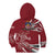 Latvia Kid Hoodie Latvian Lion Traditional Pattern