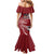 Latvia Mermaid Dress Latvian Lion Traditional Pattern