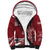 Latvia Sherpa Hoodie Latvian Lion Traditional Pattern