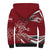 Latvia Sherpa Hoodie Latvian Lion Traditional Pattern