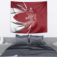 Latvia Tapestry Latvian Lion Traditional Pattern