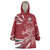 Latvia Wearable Blanket Hoodie Latvian Lion Traditional Pattern