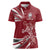 Latvia Women Polo Shirt Latvian Lion Traditional Pattern