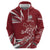 Latvia Zip Hoodie Latvian Lion Traditional Pattern