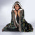 Turtle Through The Snow Christmas Hooded Blanket