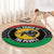 Pan African Panther Round Carpet All Power To The People