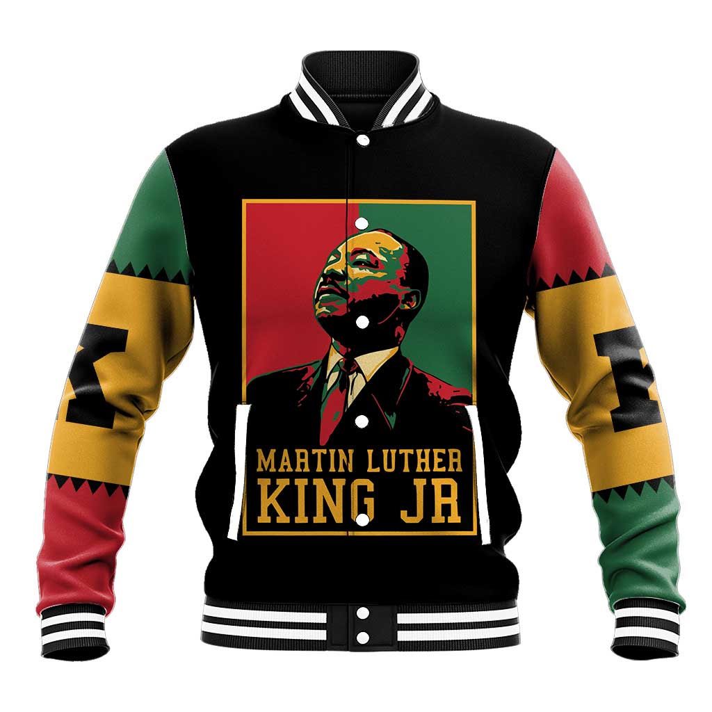 Martin Luther King Jr Baseball Jacket Retro Style