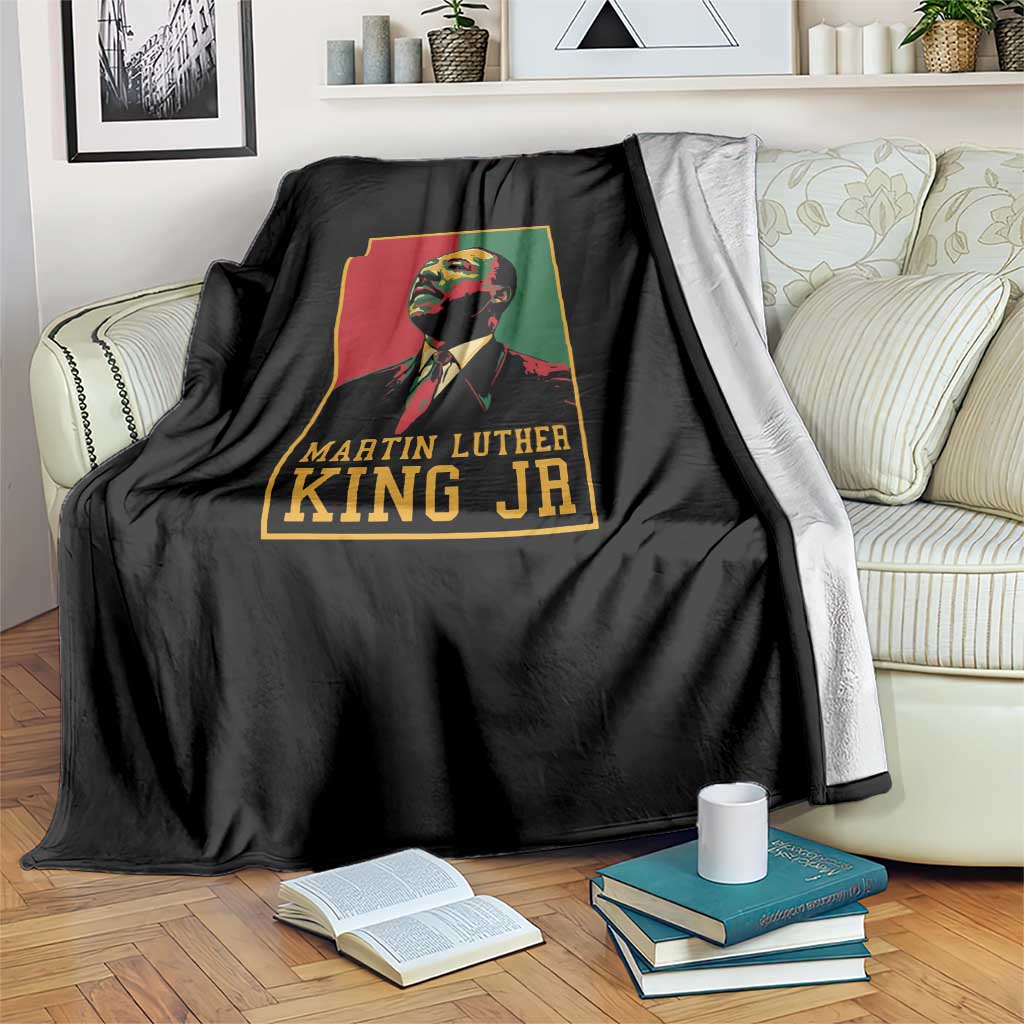 Martin Luther King Jr Blanket Retro Style