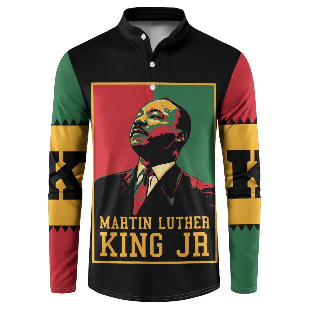 Martin Luther King Jr Button Sweatshirt Retro Style