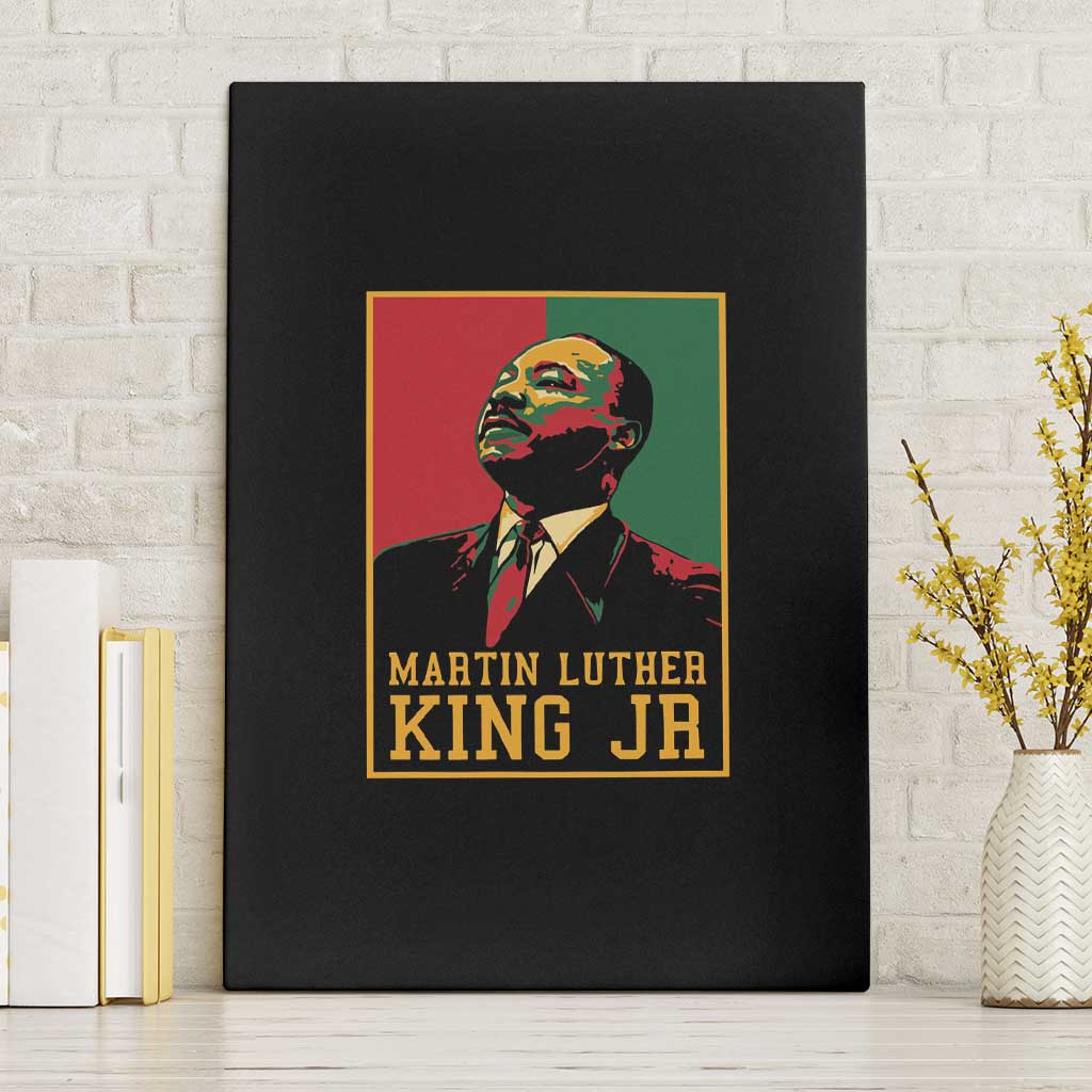 Martin Luther King Jr Canvas Wall Art Retro Style