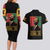 Martin Luther King Jr Couples Matching Long Sleeve Bodycon Dress and Hawaiian Shirt Retro Style