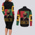 Martin Luther King Jr Couples Matching Long Sleeve Bodycon Dress and Long Sleeve Button Shirt Retro Style