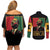 Martin Luther King Jr Couples Matching Off Shoulder Short Dress and Long Sleeve Button Shirt Retro Style