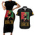 Martin Luther King Jr Couples Matching Short Sleeve Bodycon Dress and Hawaiian Shirt Retro Style