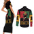 Martin Luther King Jr Couples Matching Short Sleeve Bodycon Dress and Long Sleeve Button Shirt Retro Style