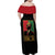 Martin Luther King Jr Family Matching Off Shoulder Maxi Dress and Hawaiian Shirt Retro Style