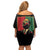 Martin Luther King Jr Family Matching Off Shoulder Short Dress and Hawaiian Shirt Retro Style