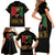 Martin Luther King Jr Family Matching Short Sleeve Bodycon Dress and Hawaiian Shirt Retro Style