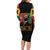 Martin Luther King Jr Long Sleeve Bodycon Dress Retro Style