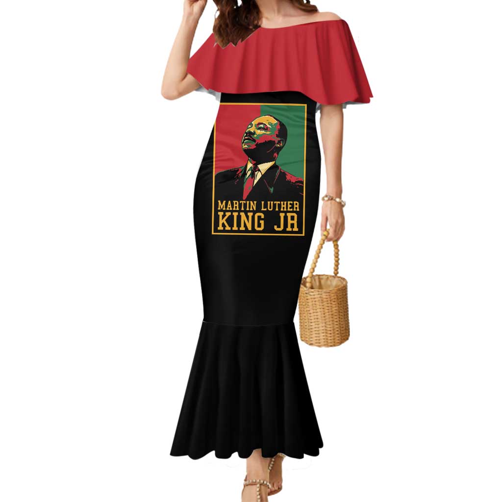 Martin Luther King Jr Mermaid Dress Retro Style