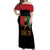 Martin Luther King Jr Off Shoulder Maxi Dress Retro Style