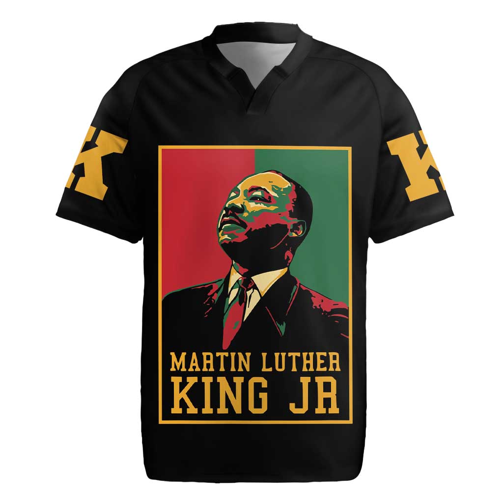 Martin Luther King Jr Rugby Jersey Retro Style