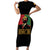 Martin Luther King Jr Short Sleeve Bodycon Dress Retro Style