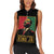 Martin Luther King Jr Women Sleeveless Polo Shirt Retro Style