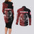 Polish Hussars Polska Couples Matching Long Sleeve Bodycon Dress and Long Sleeve Button Shirt Poland Coat of Arms