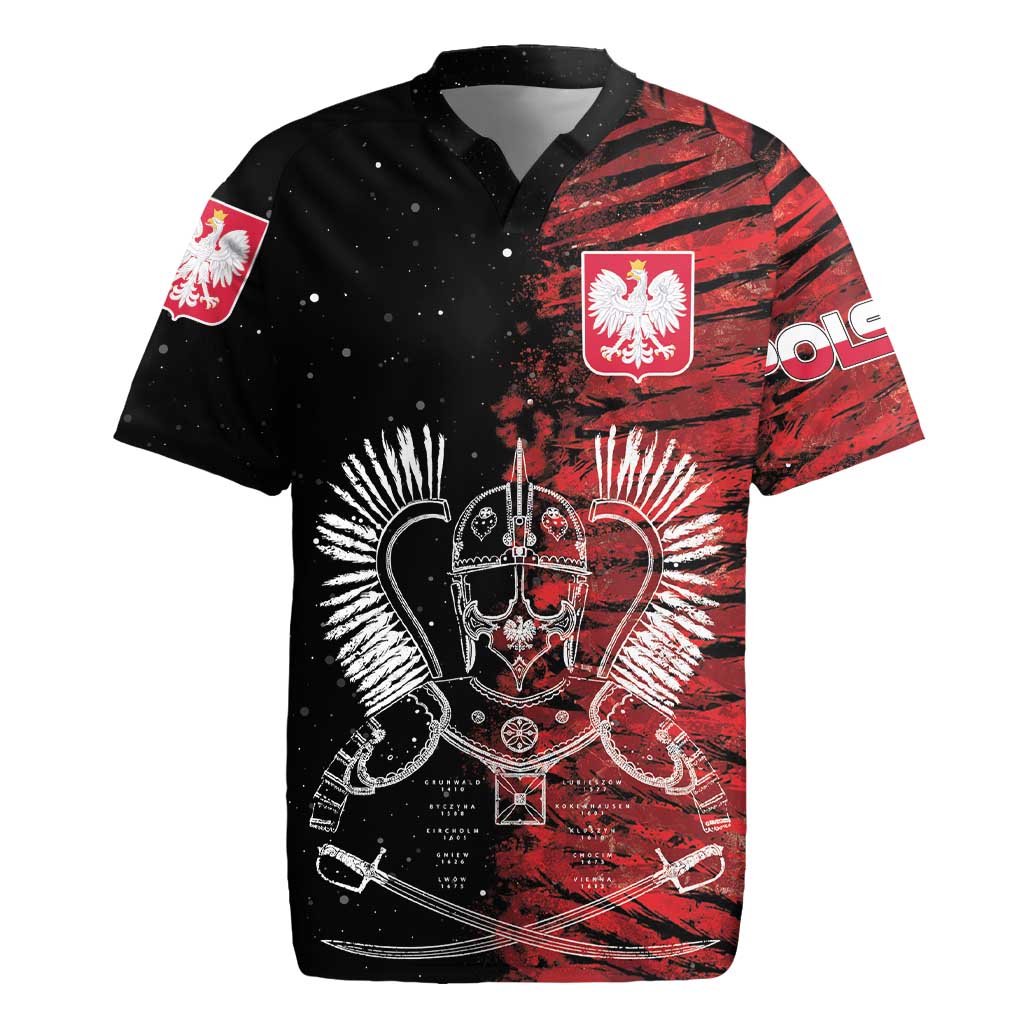 Polish Hussars Polska Rugby Jersey Poland Coat of Arms