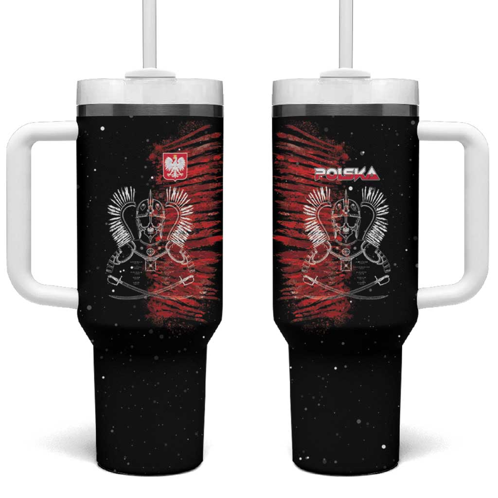 Polish Hussars Polska Tumbler With Handle Poland Coat of Arms