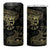 African 4 in 1 Can Cooler Tumbler Horus Eyes Egyptian God