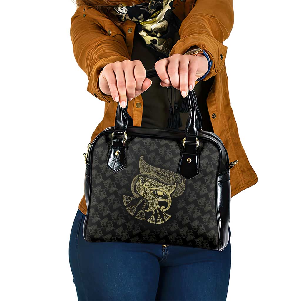 African Shoulder Handbag Horus Eyes Egyptian God