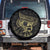 African Spare Tire Cover Horus Eyes Egyptian God