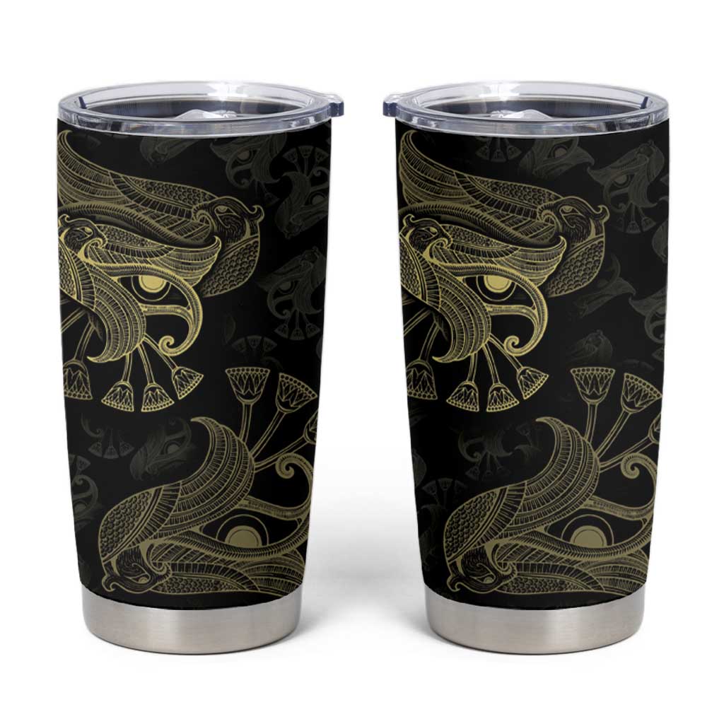 African Tumbler Cup Horus Eyes Egyptian God