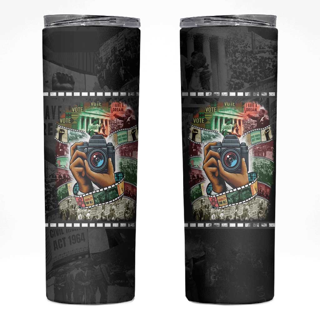 Heritage in Frames Civil Rights Leaders Skinny Tumbler African-American Photography