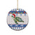 Turtle Xmas Ceramic Ornament Green Sea Turtle Merry Christmas - Wonder Print Shop