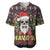 Skull Have A Rad Christmas Baseball Jersey Santa Skull - Wonder Print Shop