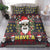 Skull Have A Rad Christmas Bedding Set Santa Skull - Wonder Print Shop