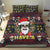 Skull Have A Rad Christmas Bedding Set Santa Skull - Wonder Print Shop