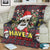 Skull Have A Rad Christmas Blanket Santa Skull